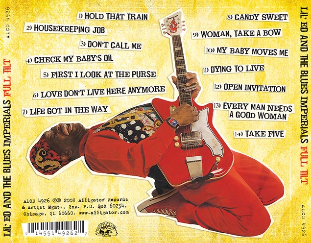 Lil Ed & The Blues Imperials back cover