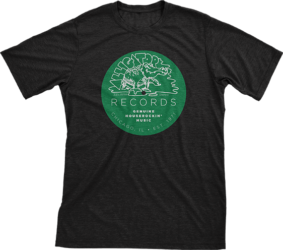 Alligator Records LP lable logo shirt